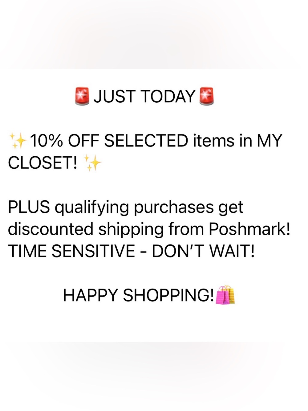 ๐จJUST TODAY๐จ